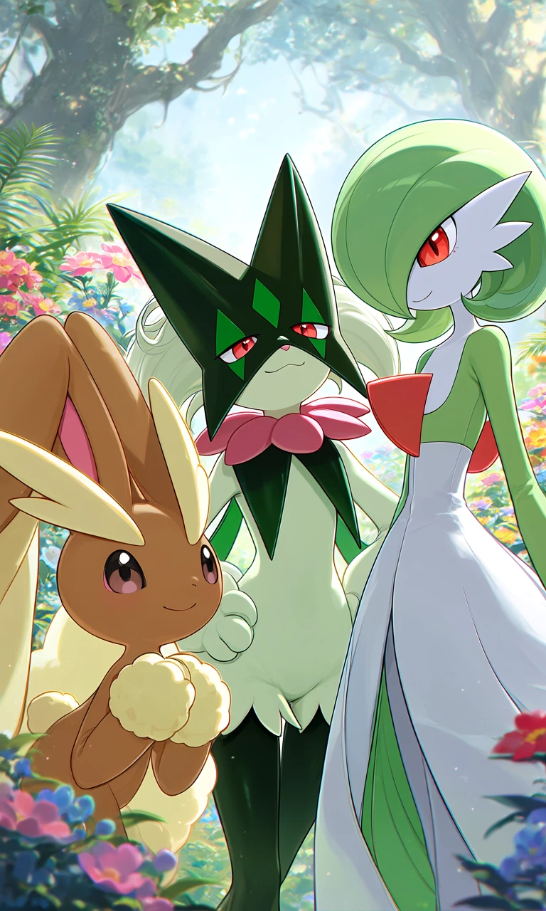 Gardevoir, Lopunny, Meowscarada thumbnail