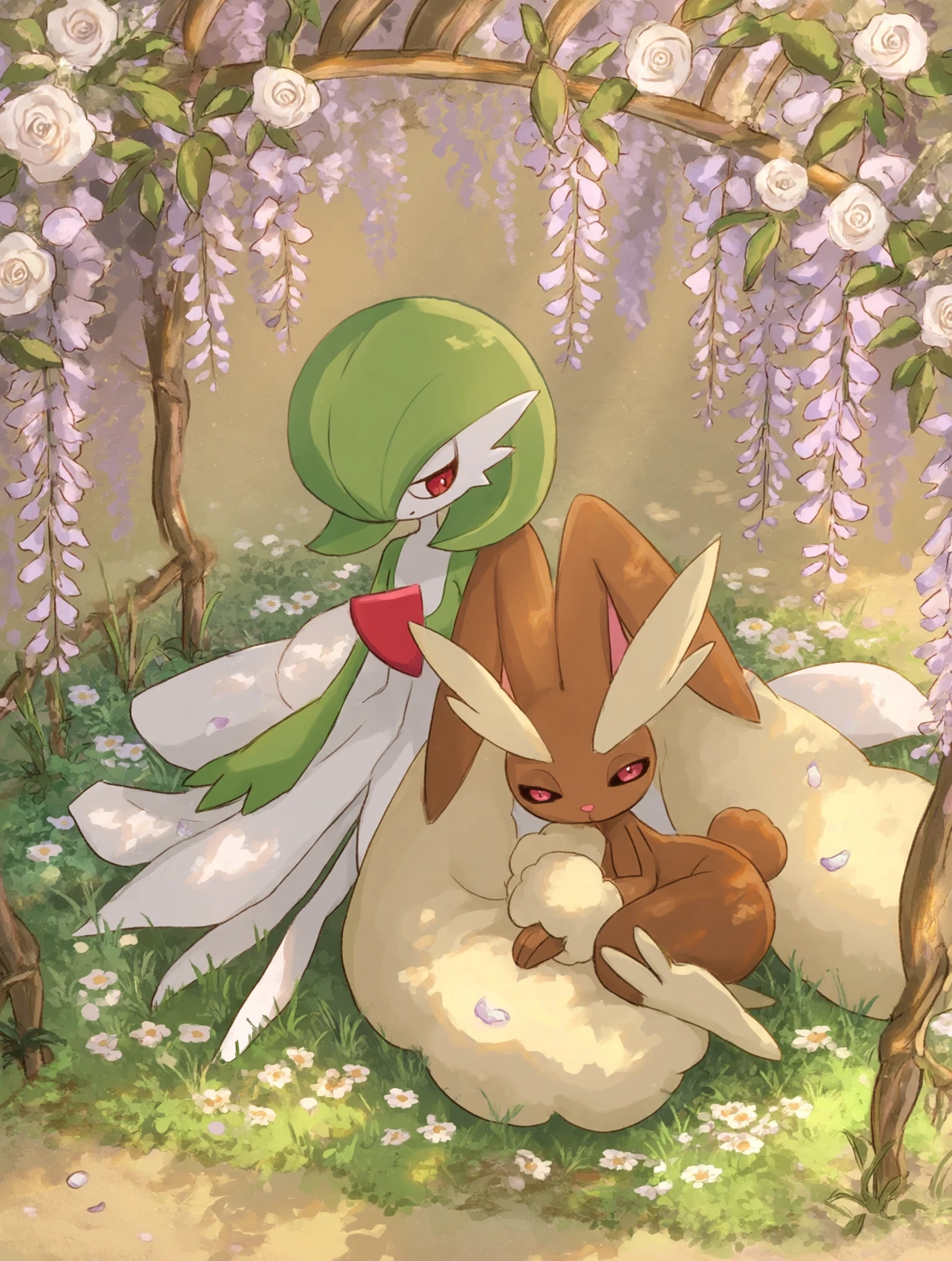 Gardevoir and Lopunny thumbnail