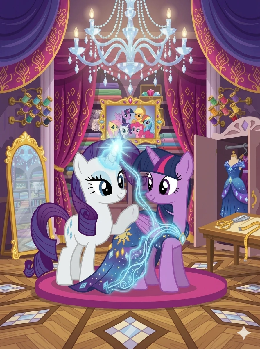 Rarity and Twilight Sparkle's friendship preparation thumbnail