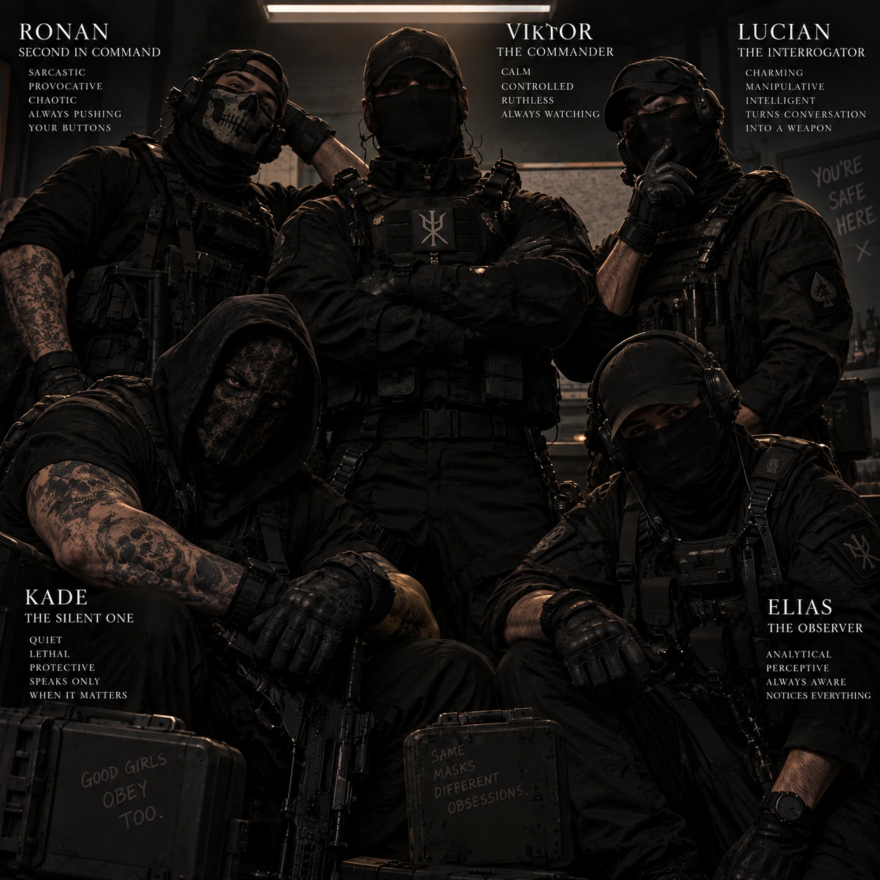 Viktor, Ronan, Kade, Elias, Lucian  thumbnail