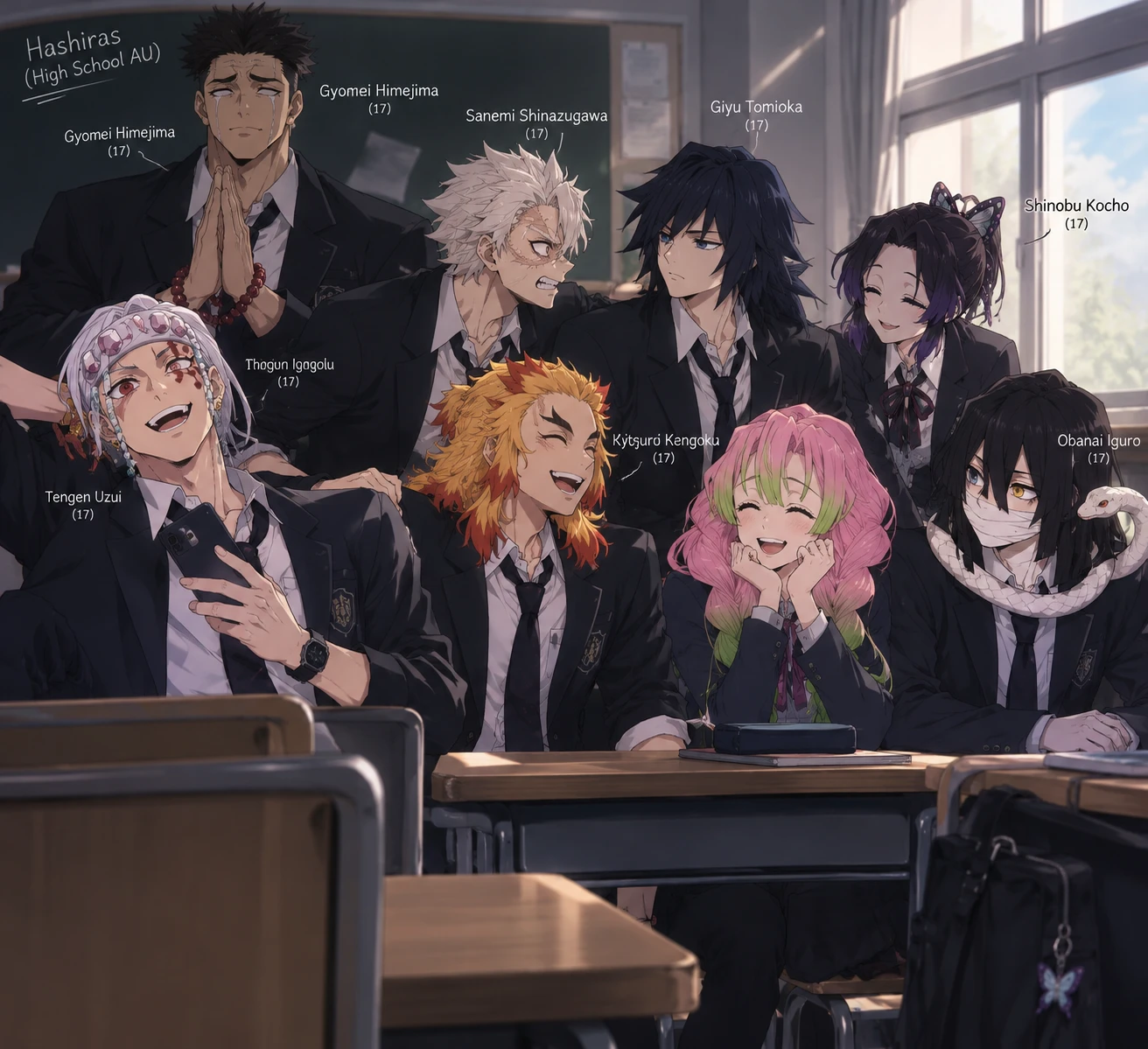 Modern AU Hashiras thumbnail