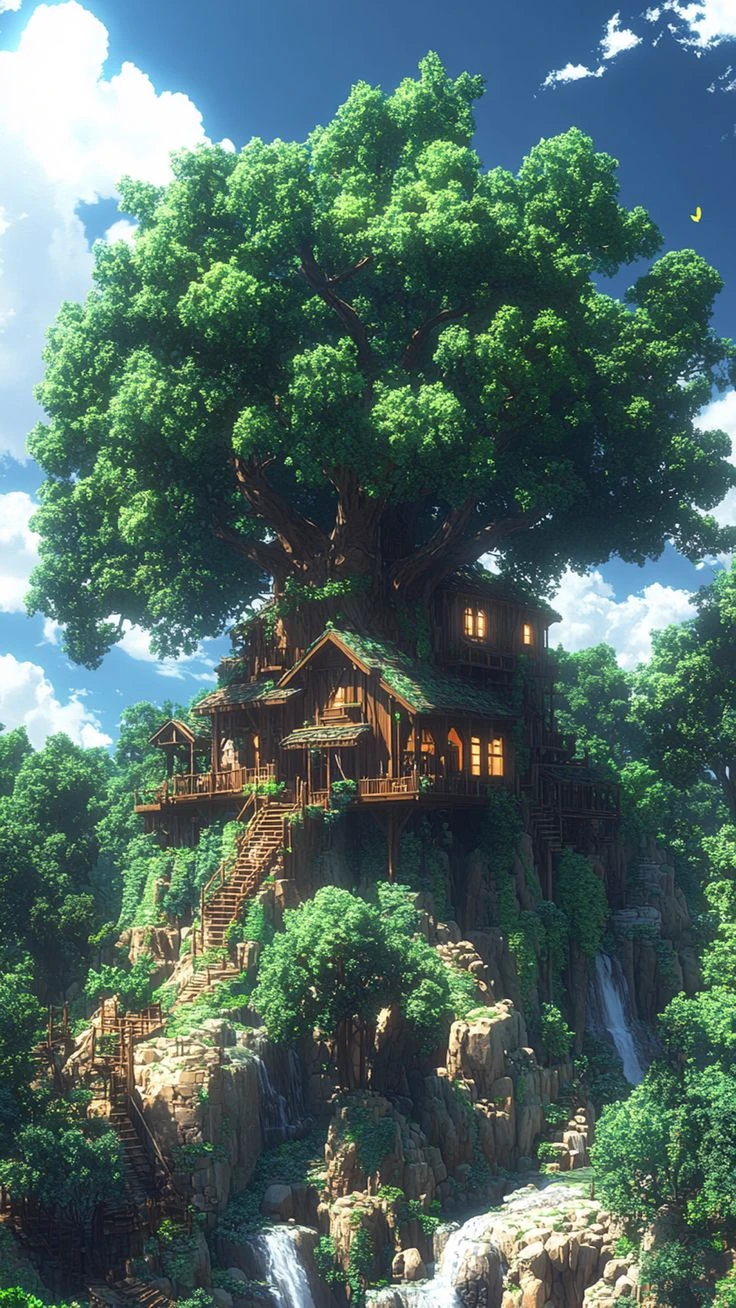 Isekai treehouse. thumbnail