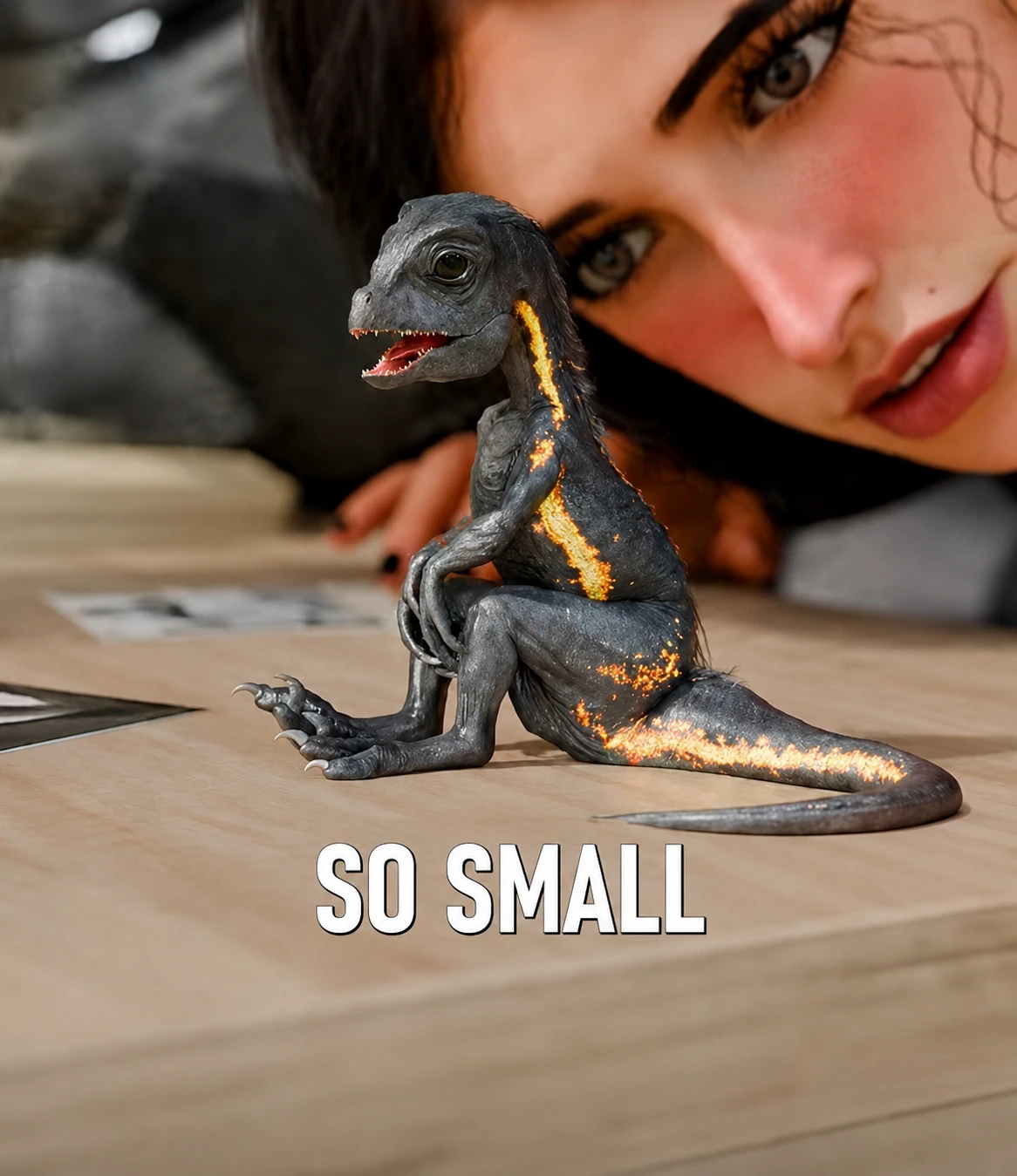 Cute abandoned Indoraptor baby thumbnail