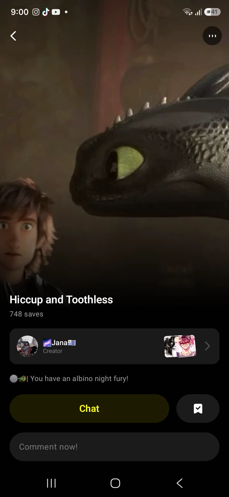 hiccup and toothless thumbnail