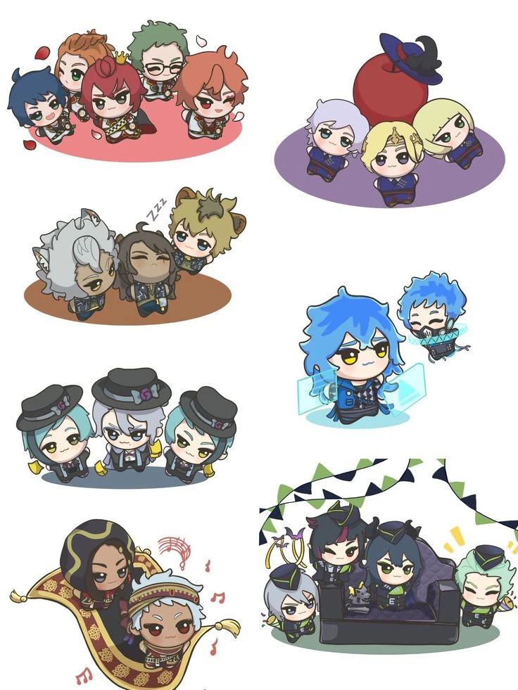 Twisted wonderland Chibis thumbnail
