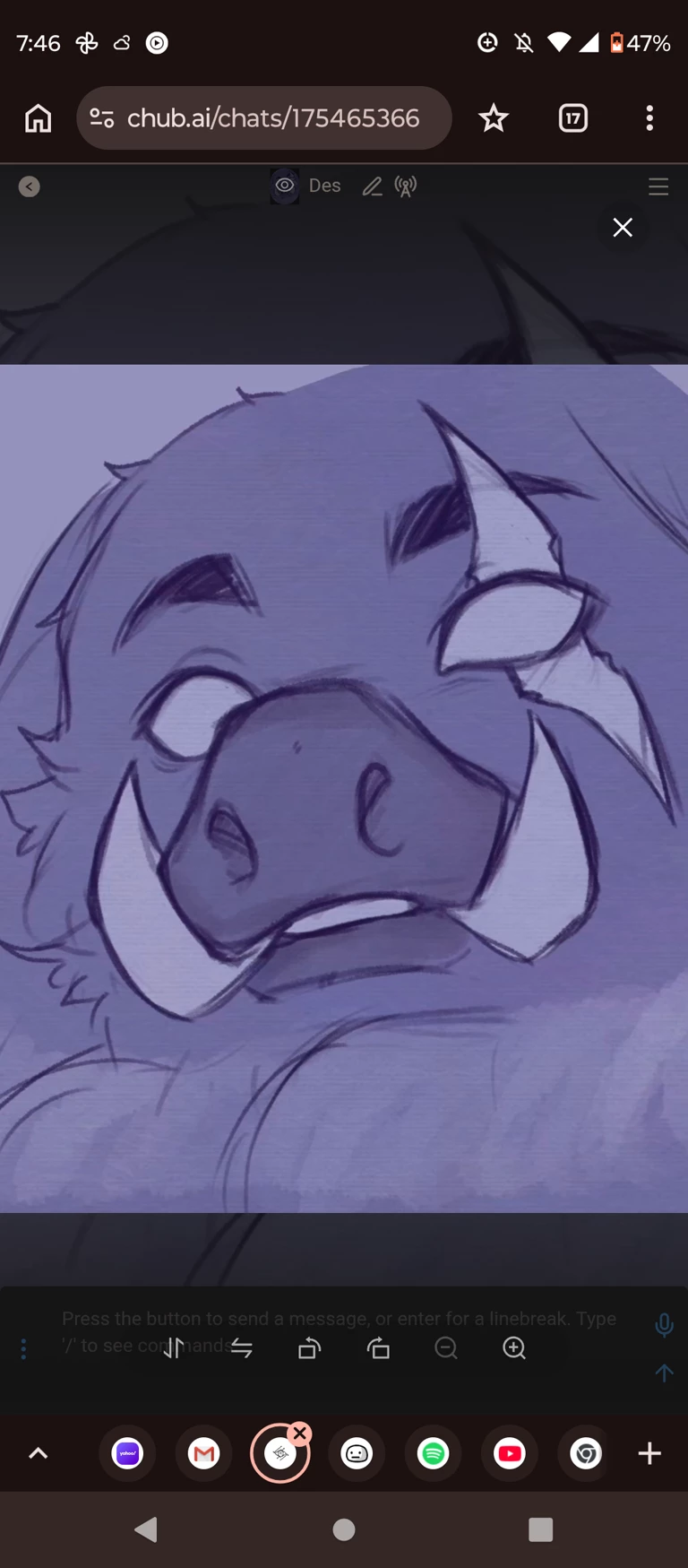 Des – Fluffy piglin husband thumbnail