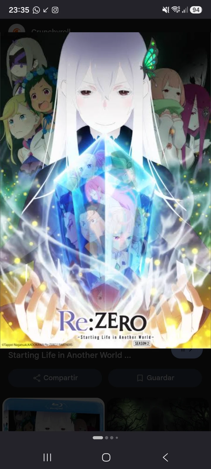 Re:Zero season 2 thumbnail