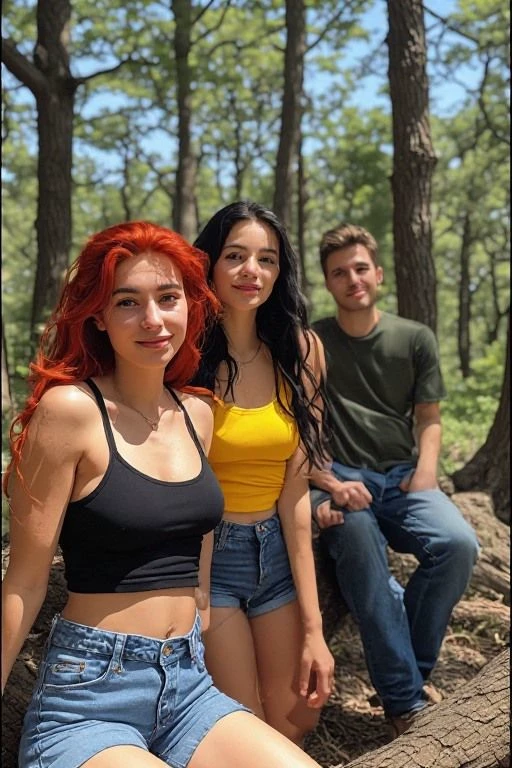 4 friends camping thumbnail