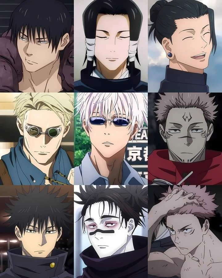 Toji, Noritoshi, Geto, Nanami, Gojo, Sukuna, Megumi, Choso, Yuji thumbnail