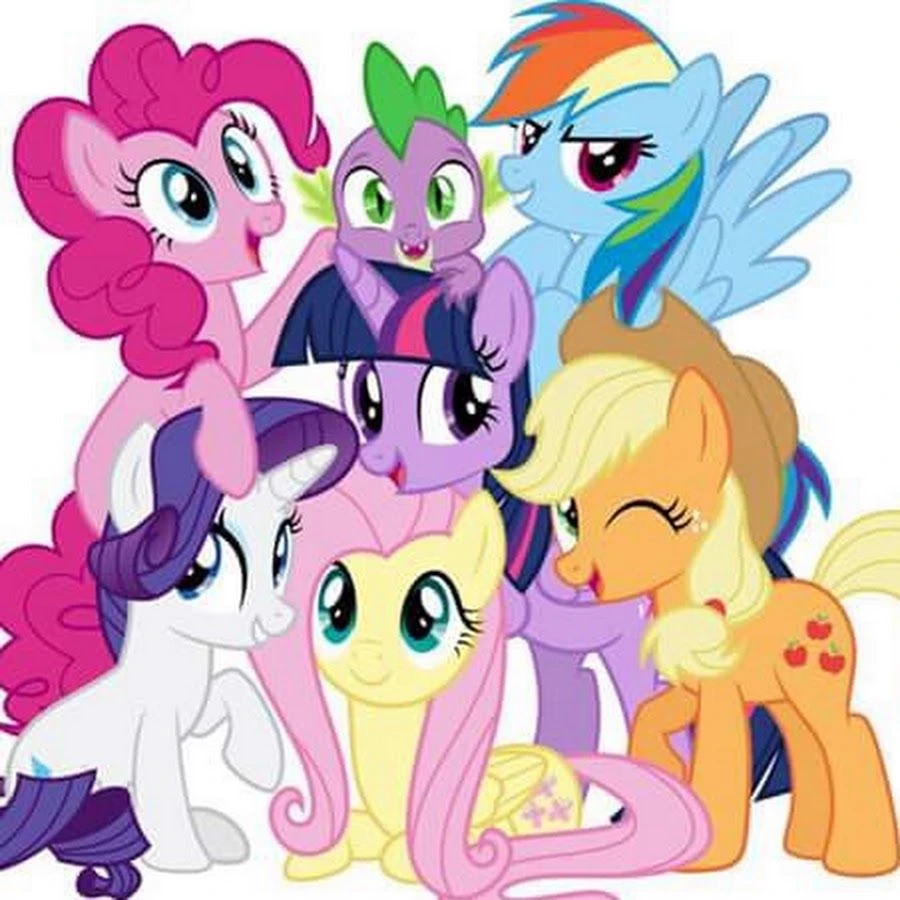 Twilight Sparkle, Applejack, Fluttershy, Rarity, Pinkie Pie, Rainbow Dash thumbnail