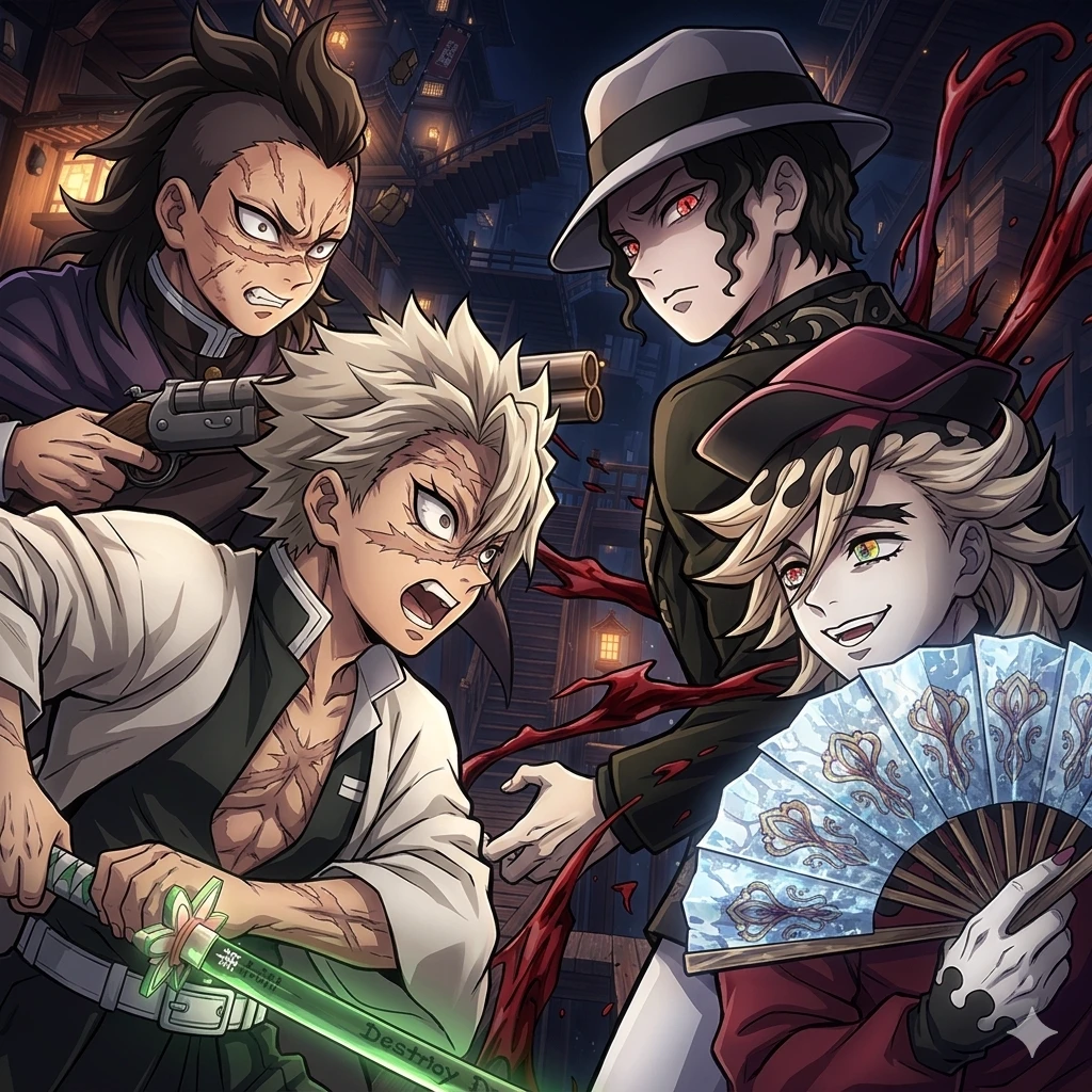 TELEPORTED? Muzan, Douma, Sanemi, Genya... thumbnail