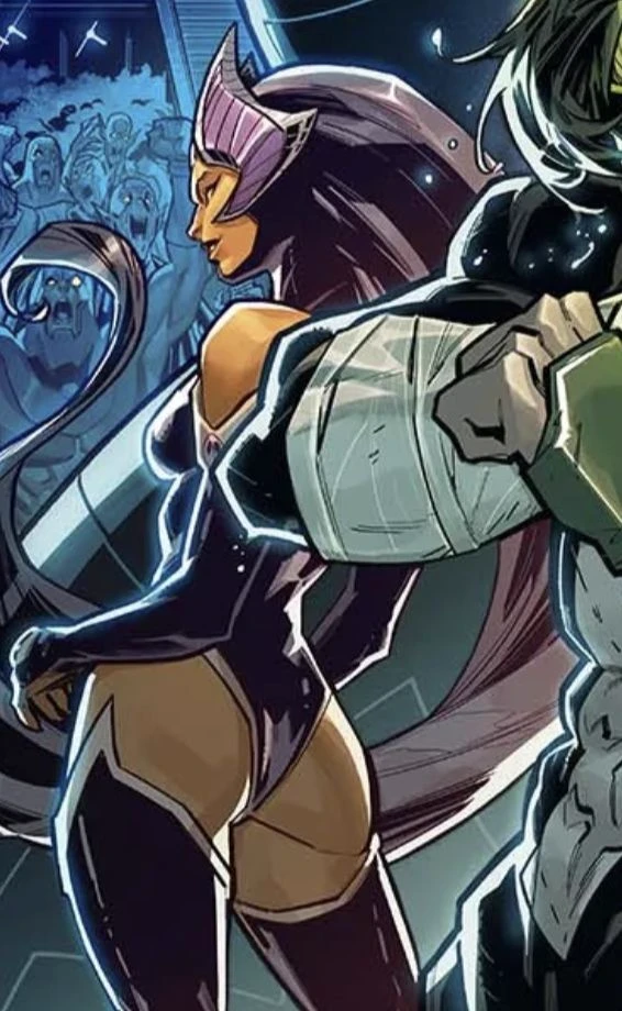 Blackfire, (Komand'r) comics lore, thumbnail