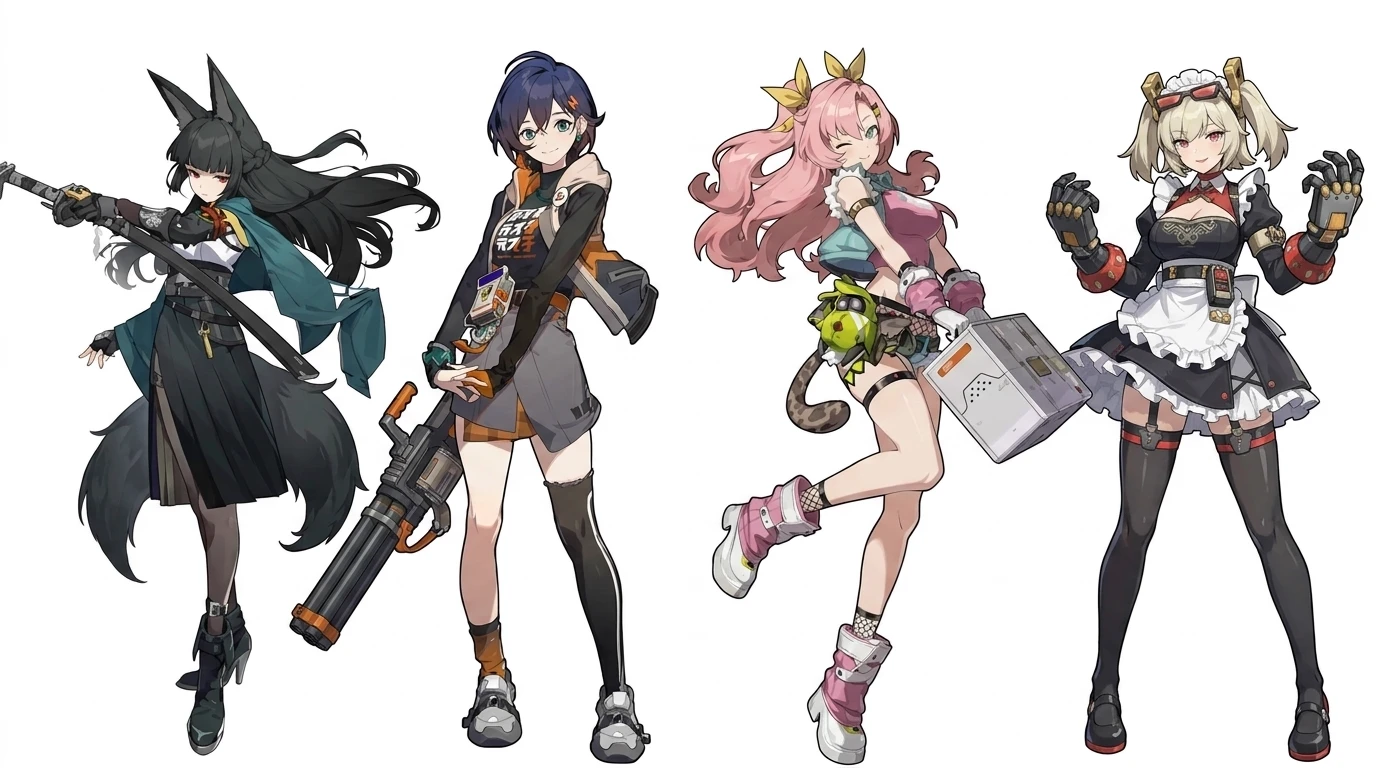 Miyabi, Belle, Nicole, Burnice thumbnail