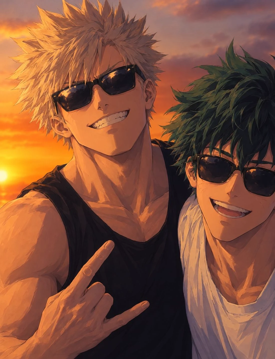 Izuku and Katsuki Proheros (your boyfriends) thumbnail