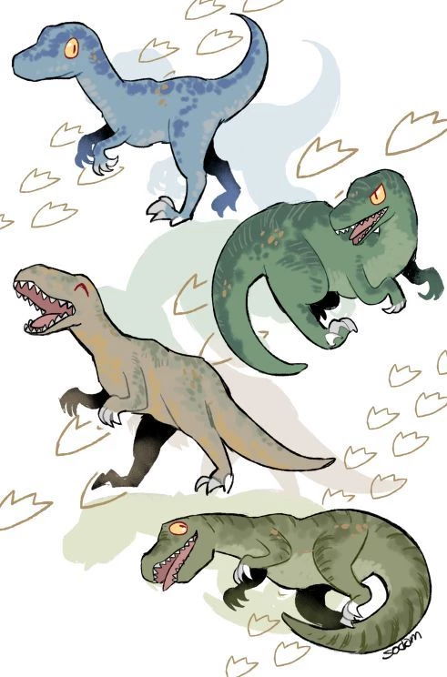The Pack: The Alpha and his Four Raptors thumbnail