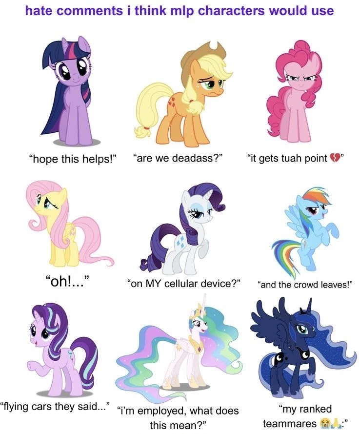 the mane six thumbnail