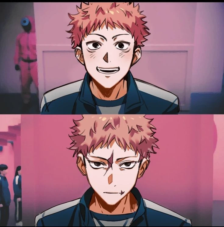 jujutsu kaisen x the squid game thumbnail