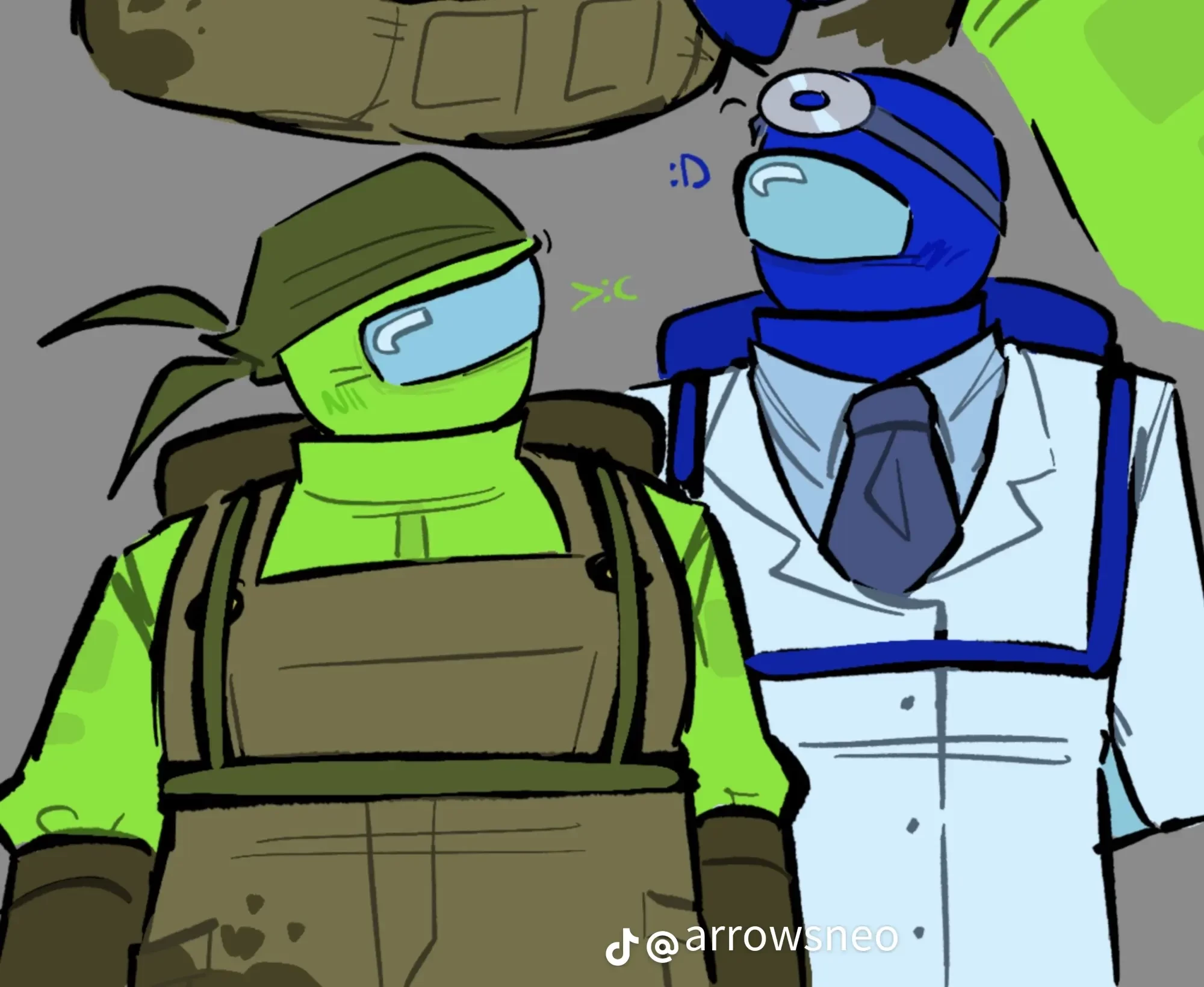 BLUE - AMONG US ANOMALY AU thumbnail