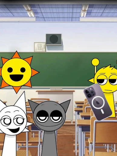 Sprunki school thumbnail