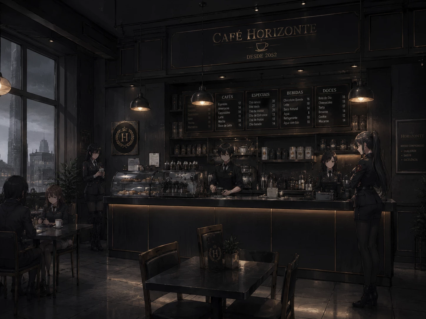 Coffee shop in a different world thumbnail