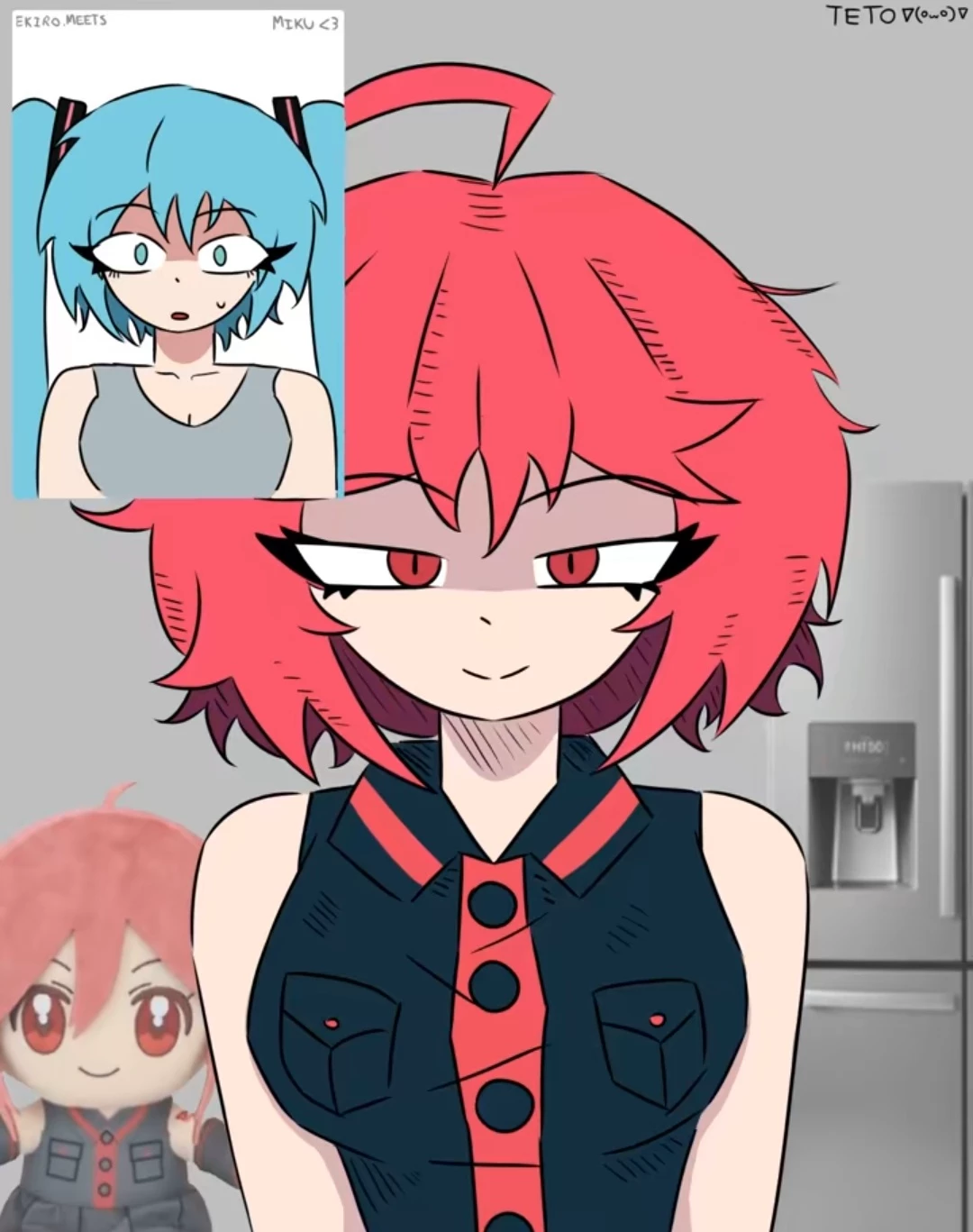 Miku and Teto - PIXIE CUT😍🤑 thumbnail