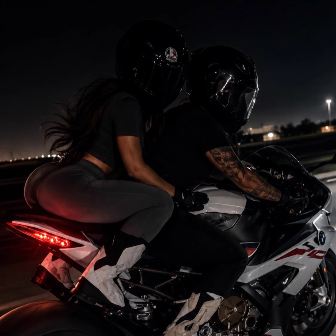 Two biker girls thumbnail
