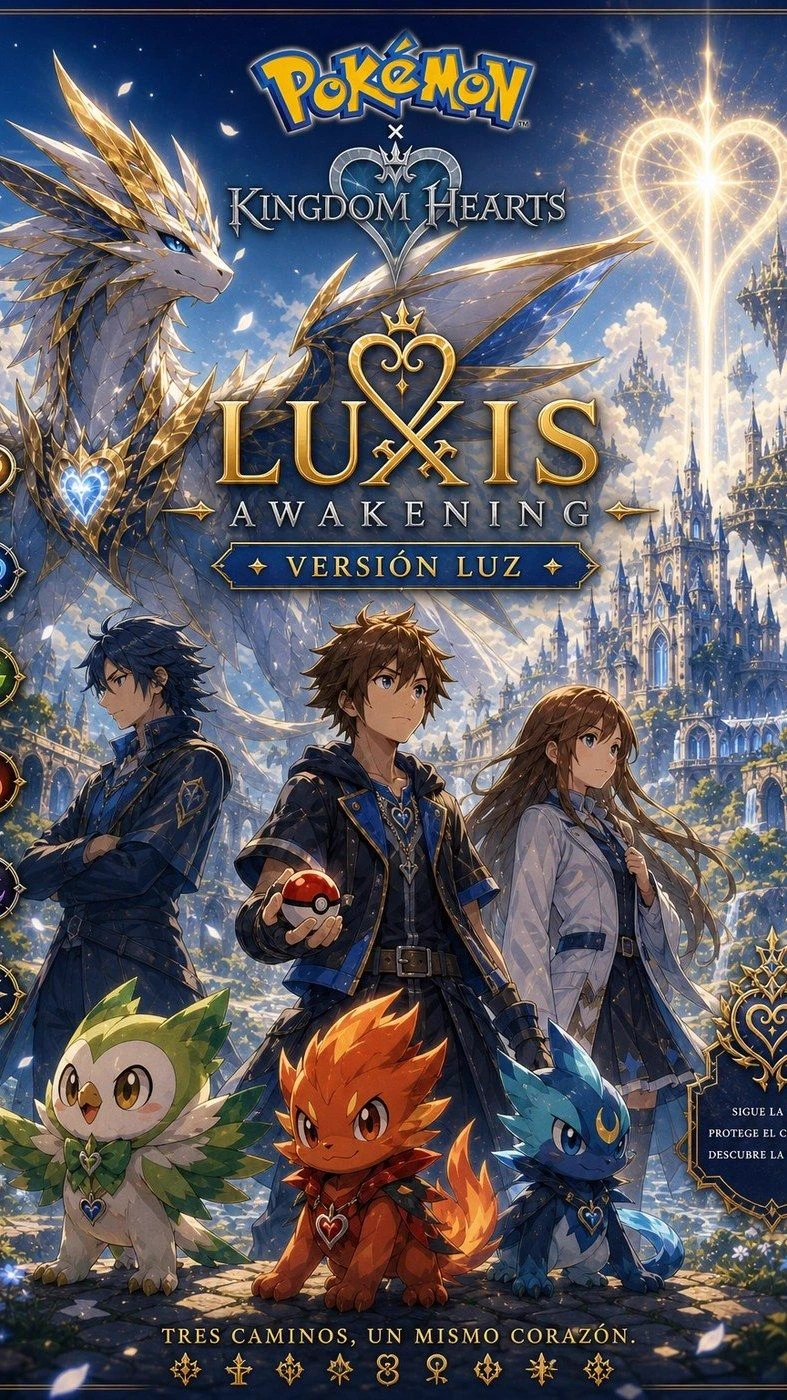 Pokémon x Kingdom Hearts: Luxis Awakening — Light Version thumbnail