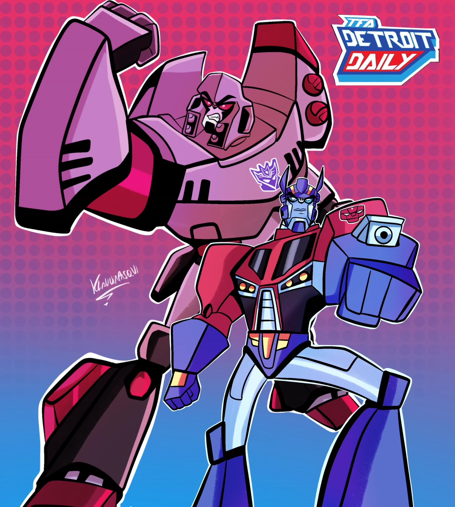 TFA Megatron and Optimus Prime thumbnail