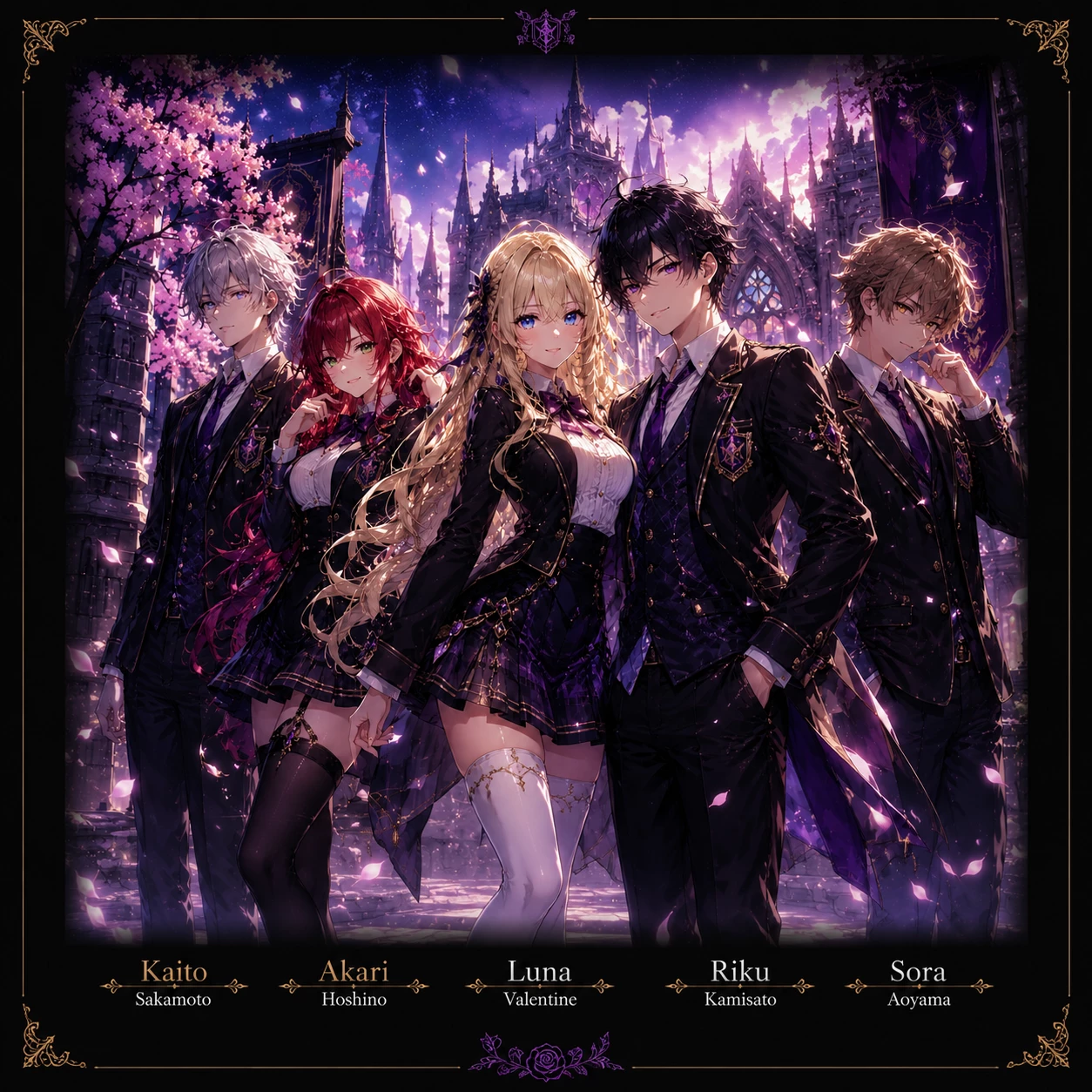 Kaito, Akari, Luna, Riku, Sora thumbnail