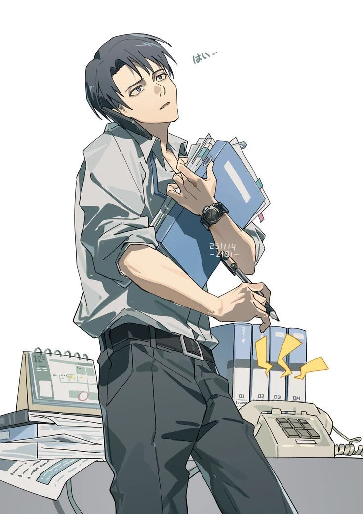 Levi Ackerman | Office Worker (AU) thumbnail