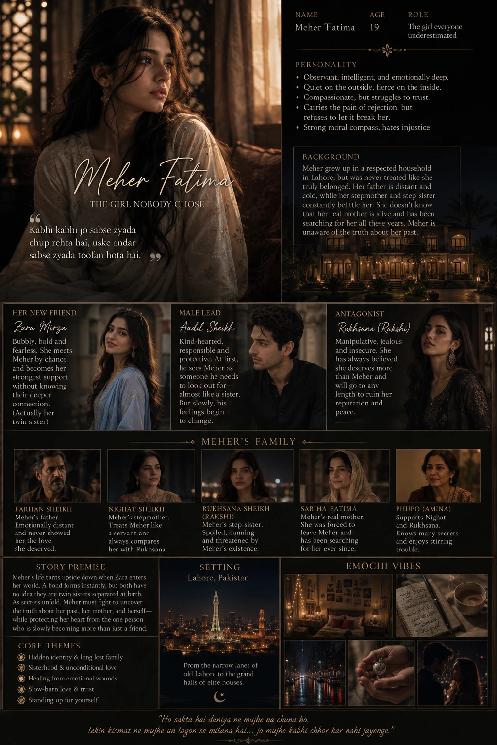 Mehar Fatima/ the girl nobody chose thumbnail