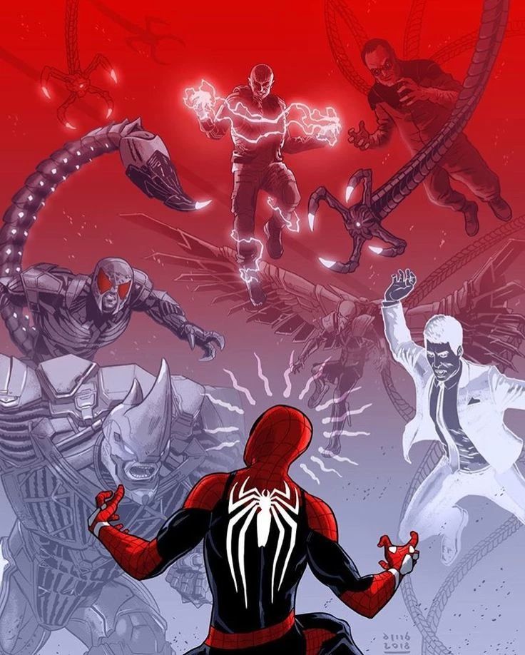 spiderman and you against six villains thumbnail