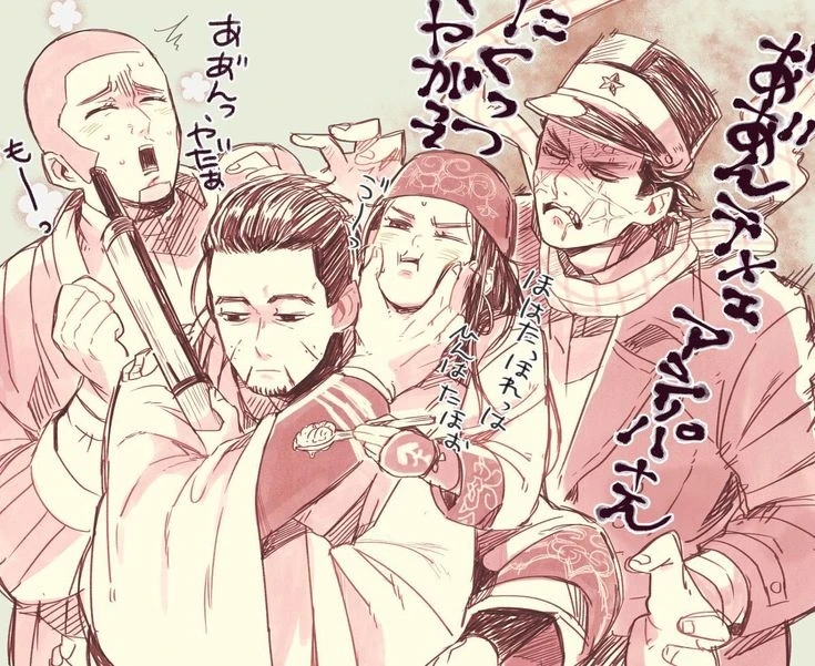 Ivan Kupala Day with the characters from Golden Kamuy (Asirpa, Sugimoto, Shiraishi, Ogata) thumbnail