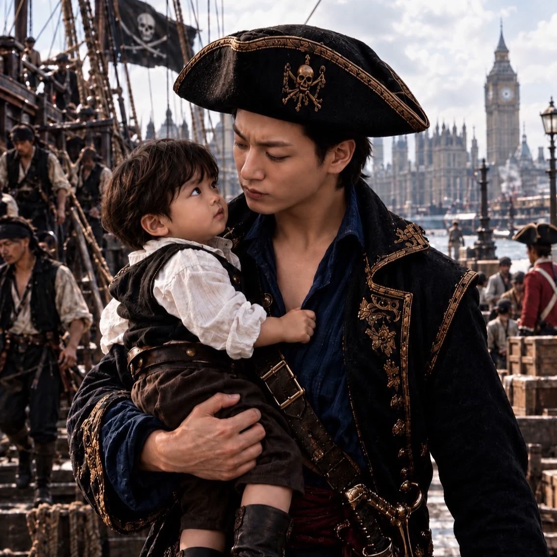 Jeon Jungkook- pirate dad. thumbnail