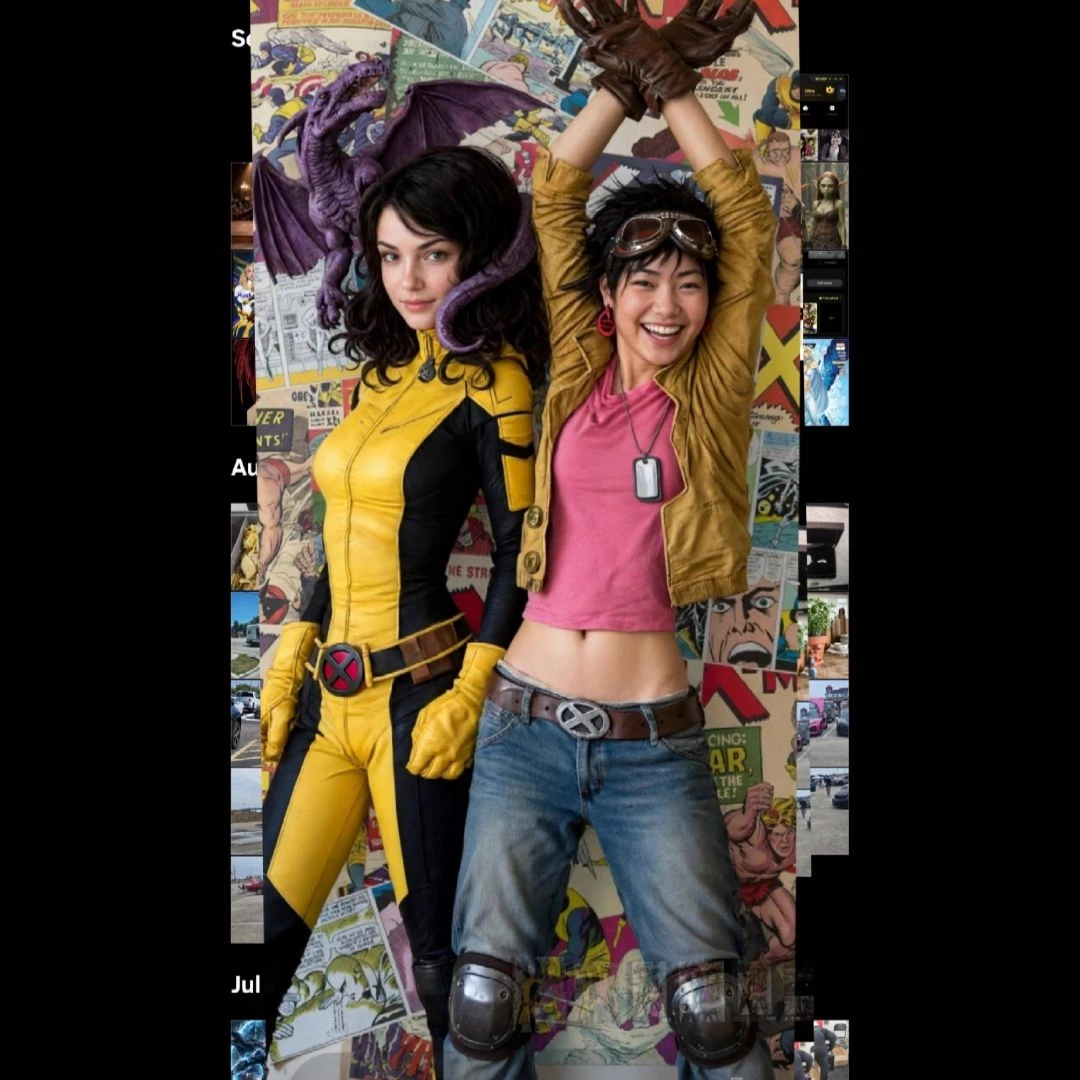 Jubilee & Shadowcat (Kitty Pryde) thumbnail
