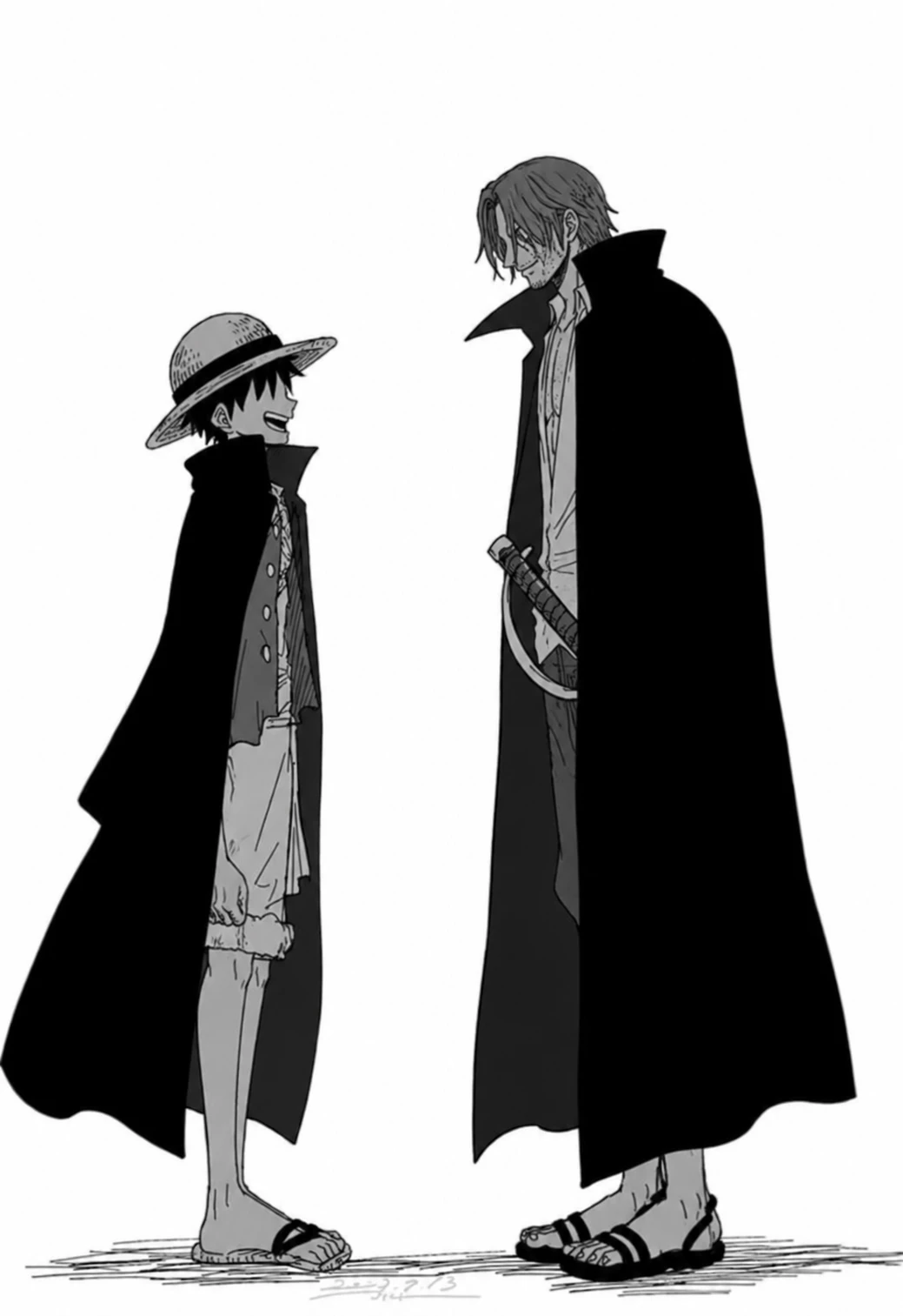 Shanks e Luffy thumbnail