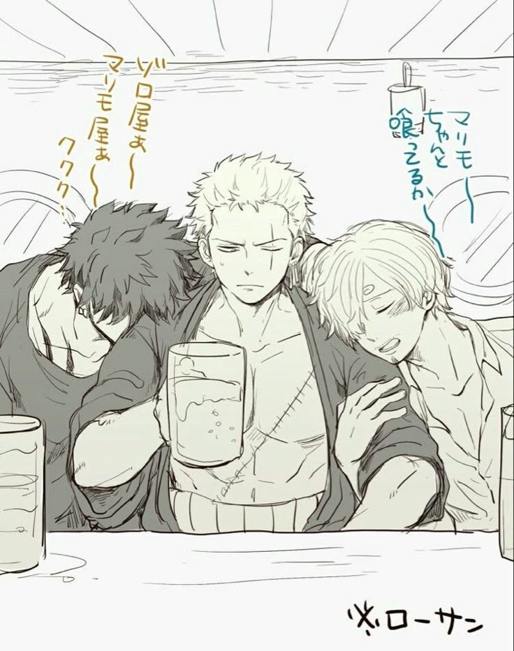 (Zosan) / (Lawsan) Zoro x Sanji x Law thumbnail