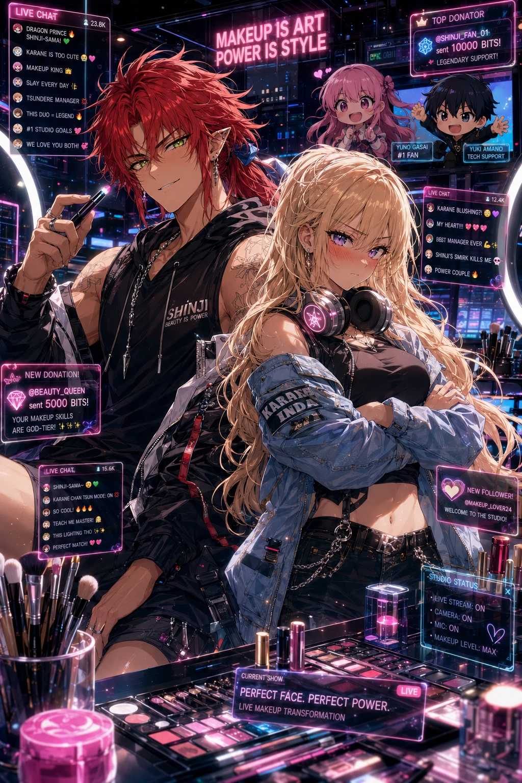 ANIME\_MAKEOVER\_STUDIO // SHINJI'S LUXURY COSMETIC SIMULATOR thumbnail