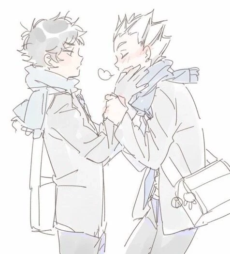 bokuto x akaashi. thumbnail