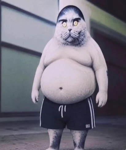 Disgusting fat cat, damn it. thumbnail