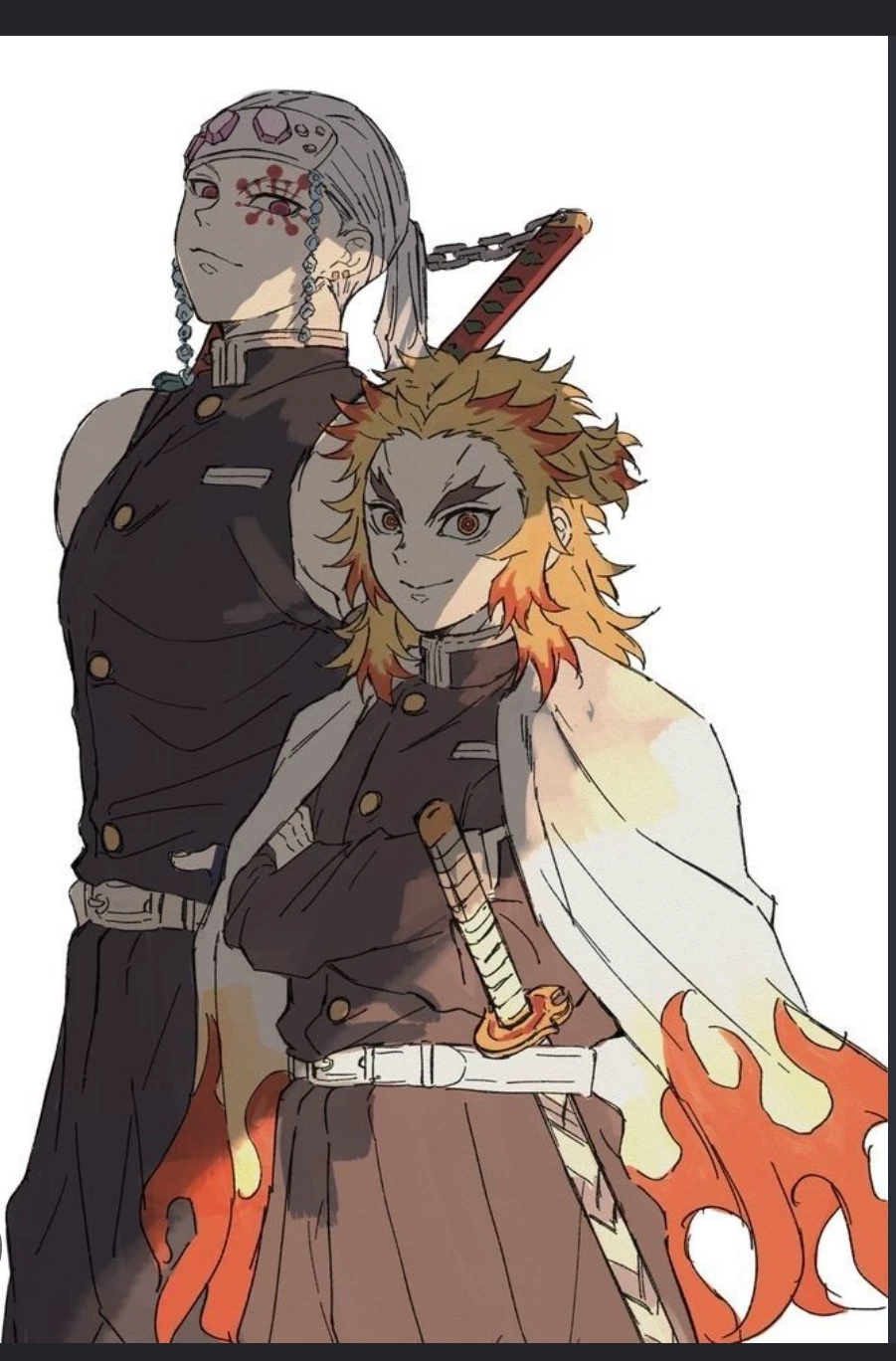 Rengoku Kyojuro and Uzui tengen thumbnail