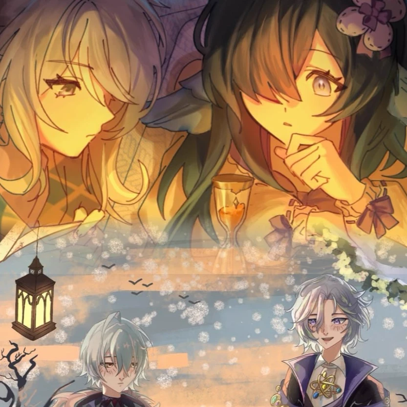 friends in the snow! thumbnail