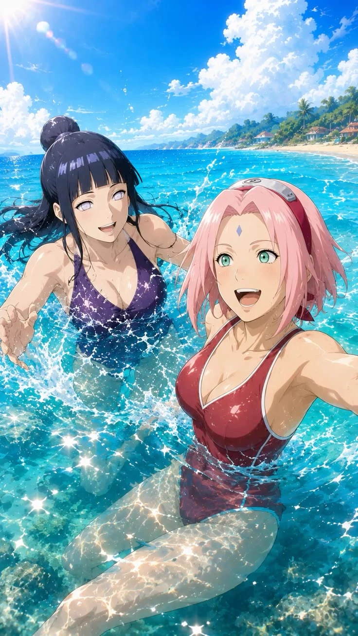 Naruto + hot springs thumbnail