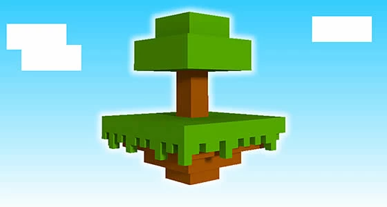 Classic Minecraft duo in Skyblock thumbnail