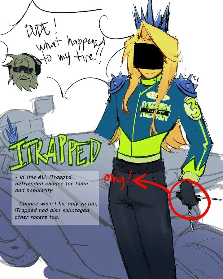 itrapped - Ichance (Biker AU) thumbnail