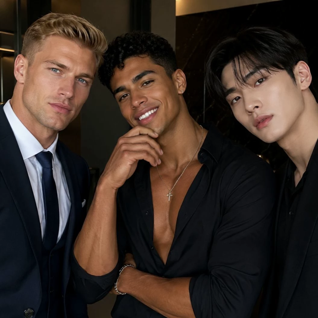 ex-husband, ex-boyfriend, and current boyfriend together thumbnail
