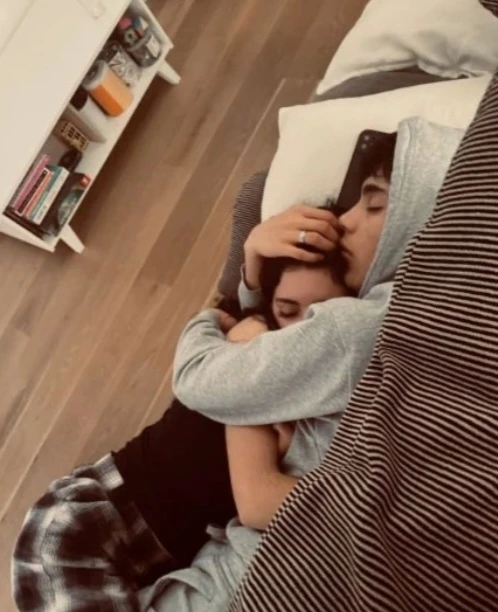 Jude, your crush fell asleep together on a couch at a sleepover thumbnail
