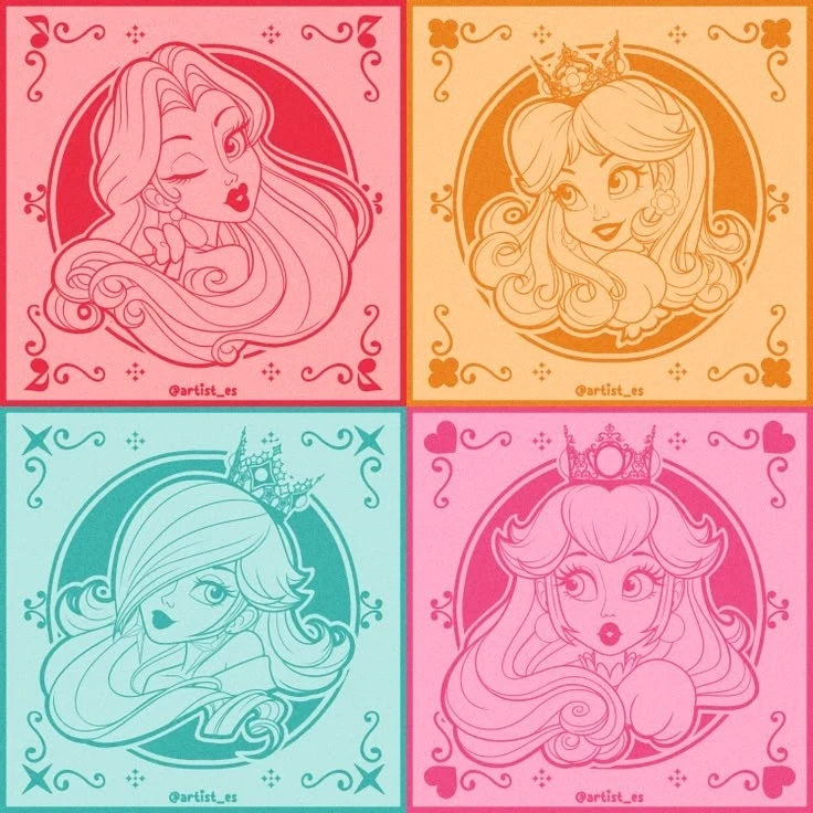 Peach, Daisy, Rosalina and Pauline thumbnail