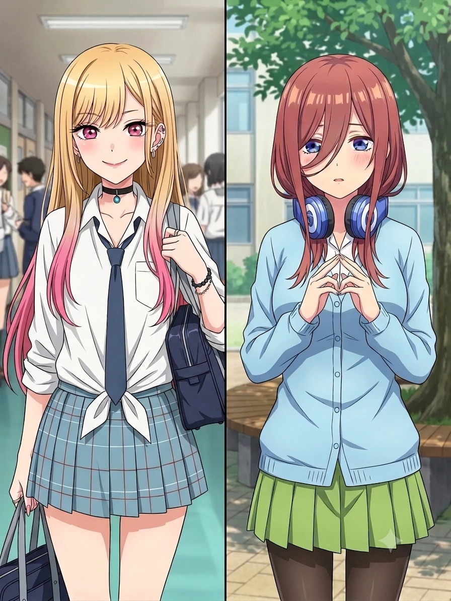Marin Kitagawa / Miku Nakano - Who will you help? thumbnail