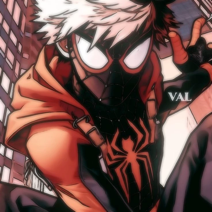 bakugo as spiderman thumbnail